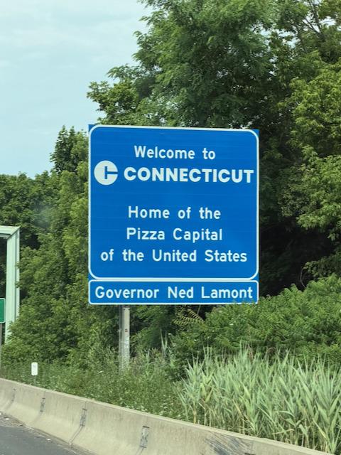 New York State border sign