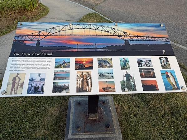 Placard about the Cape Cod Canal