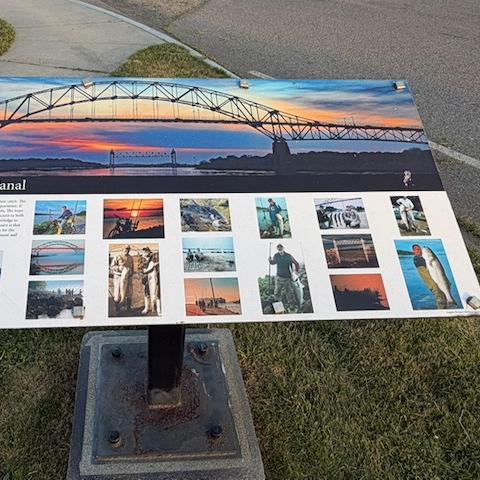 Placard about the Cape Cod Canal