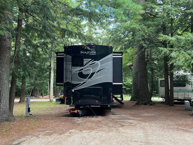 image from Beautiful site in the lower falls Hemlock Campground