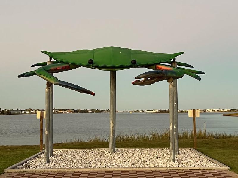 image from Big Blue Crab and History at Rockport Beach Park