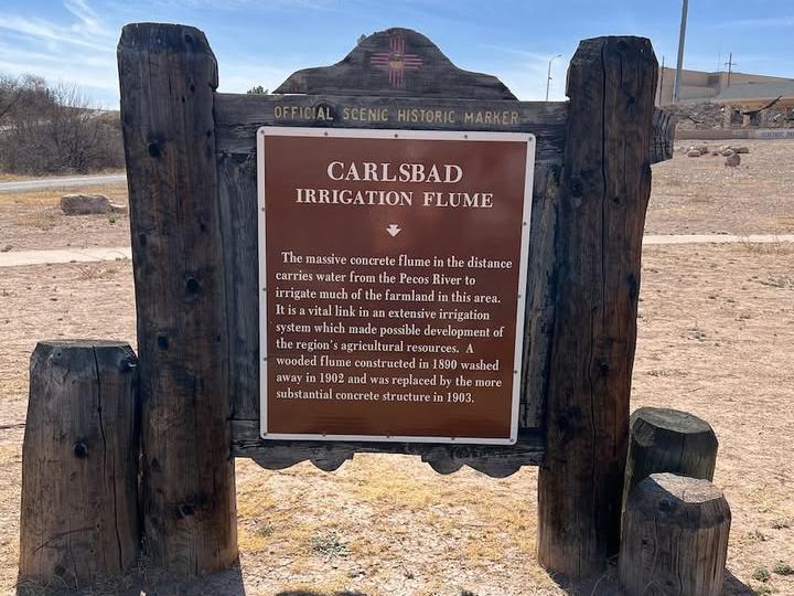 image from Carlsbad, NM was originally the town of Eddy