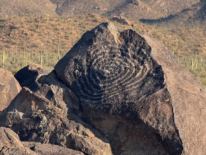 image from Exploring petroglyphs in Tuscon