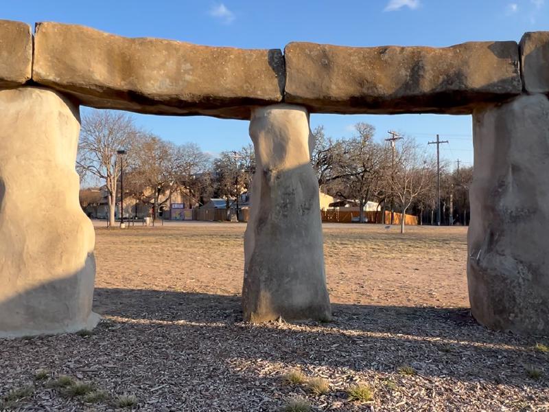 image from Exploring a miniature Stonehenge