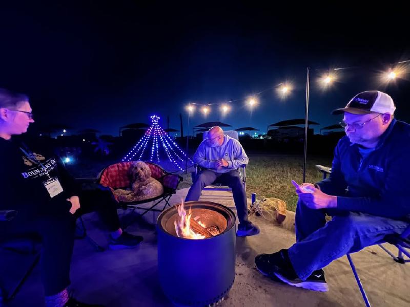 image from We love having fires with friends