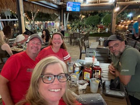 image from We met up with The Random Rovers and had dinner at Crumps…